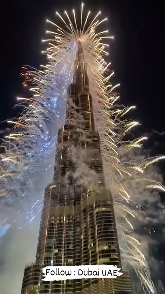 Feuerwerk Dubai - Neujahr 2023
