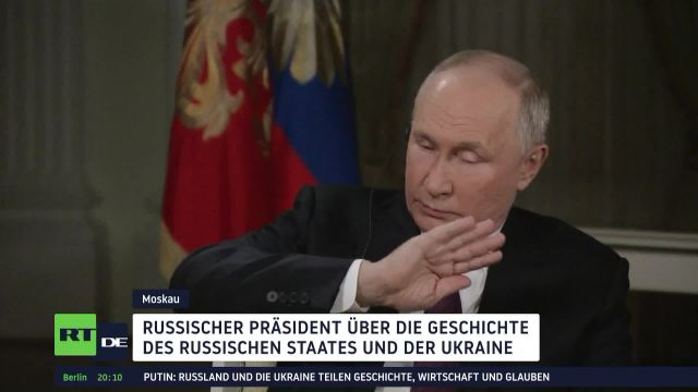 Das Putin-Interview von Tucker Carlson auf Deutsch (RTDE)