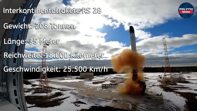endgültige Vernichtung russische Interkontinentalrakete RS 28