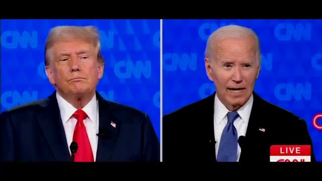 CNN live: Donald Trump und Joe Biden