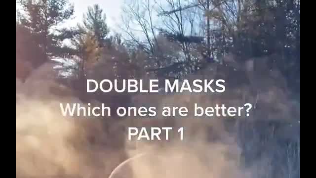Die Menschheit dreist belogen- Helfen zwei Masken übereinander besser?