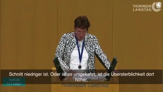 Thüringer Landtag: Die Übersterblichkeit wächst mit steigender Impfquote