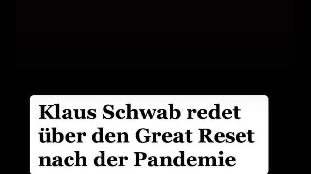 Klaus Schwab über den Great Reset nach der Pandemie