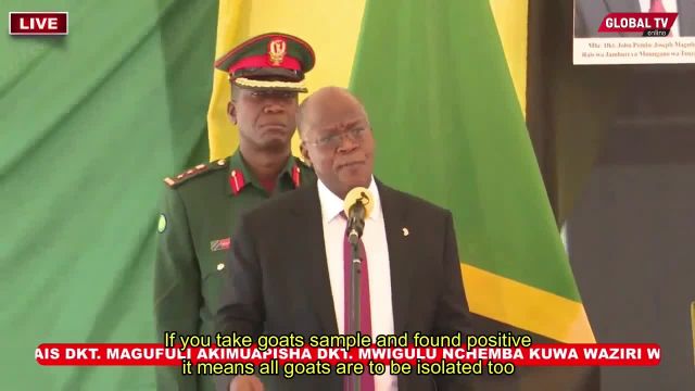 Mai 2020: Tanzanias President Magufuli über die Tests zum Corona Virus