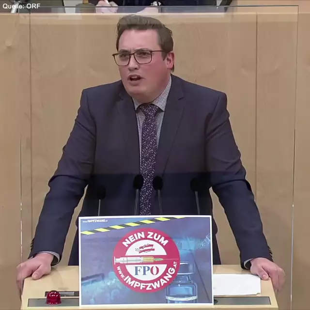 Christoph Steiner- „Klares Nein zum Impfzwang von der FPÖ im Bundesrat!“