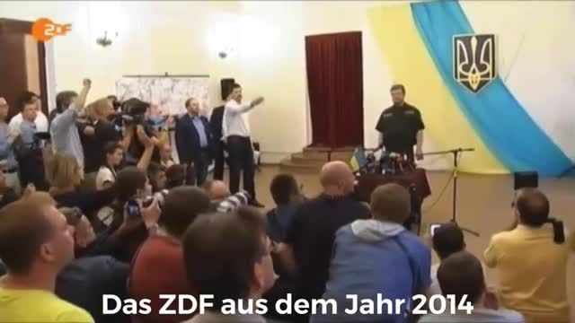 ZDF im Jahr 2014 über die Ukraine