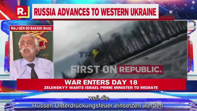 Generalmajor prangert die Berichterstattung über den Krieg in der Ukraine an und vergleicht die Medien mit Cheerleadern