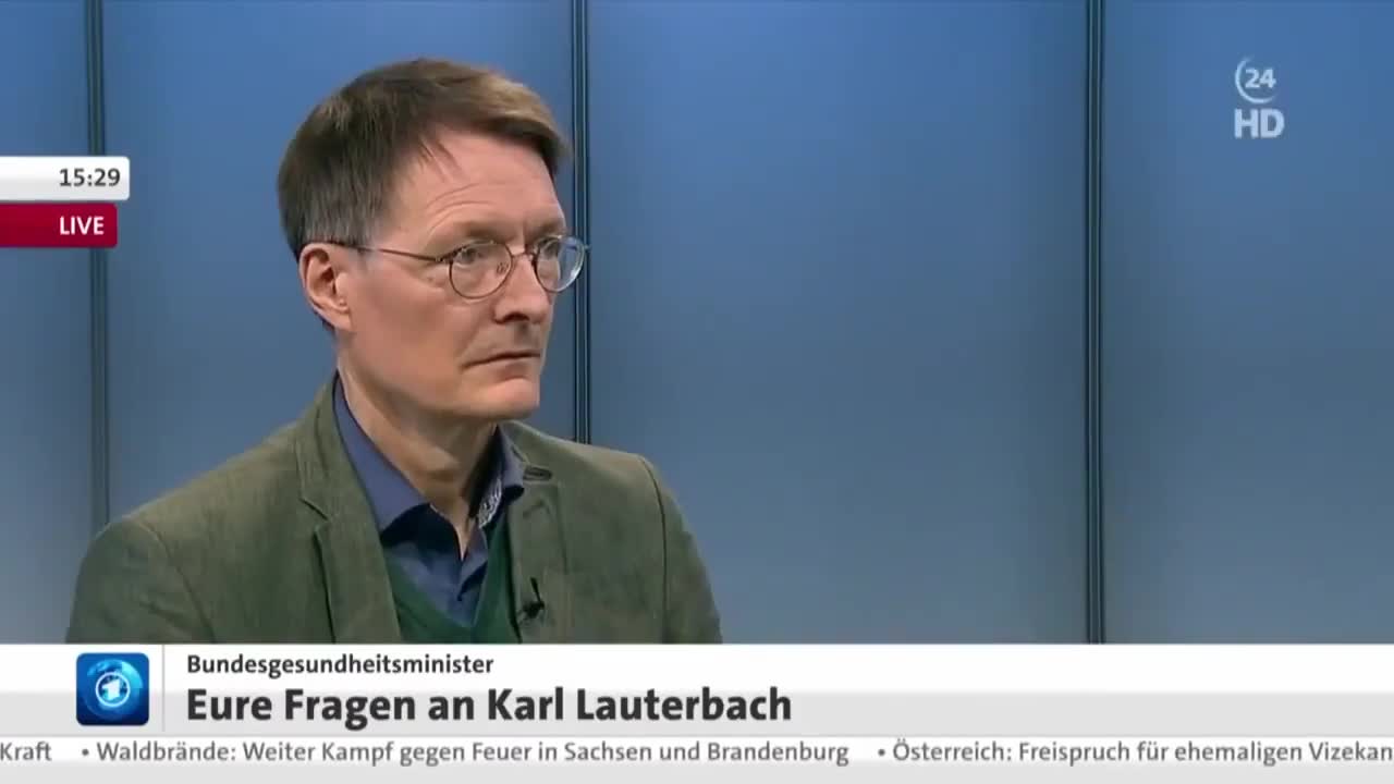 Karl Lauterbach wird während des Interviews ohnmächtig - Was ist da los ?