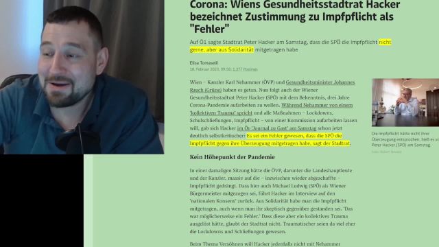Wien Hacker SPÖ Impfpflicht