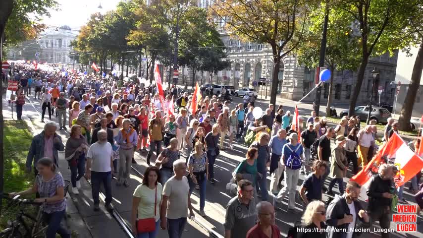 ''who is WHO'' - Demo '' Europe for Freedom'' - Wien, 1.10.2023